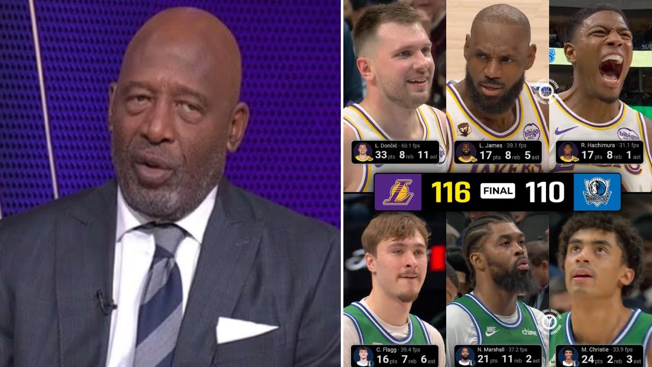Luka Doncic is the GOAT! - James Worthy excites Lakers edge Mavericks 116-110 behind Luka’s 33 Pts