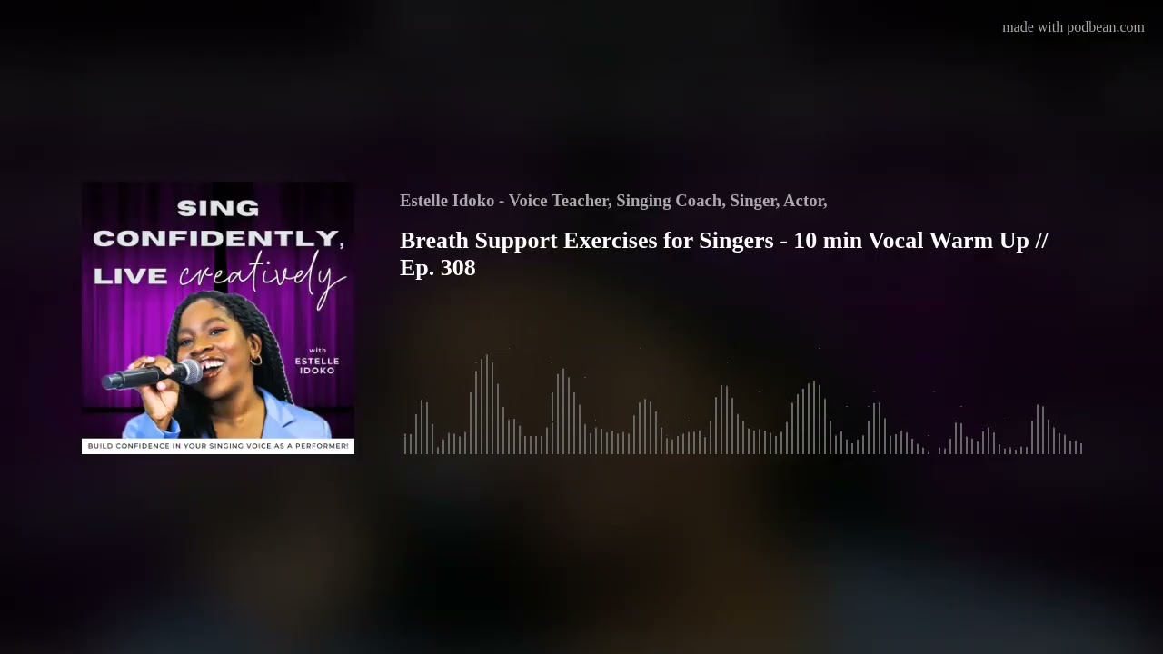 Breath Support Exercises for Singers - 10 min Vocal Warm Up // Ep. 308