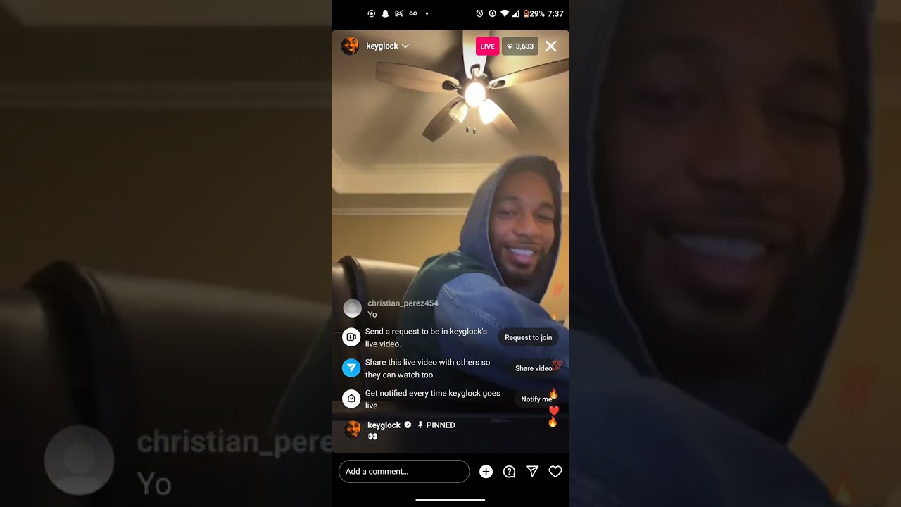 Key Glock on live playing some new🔥🔥🔥 dropping this week