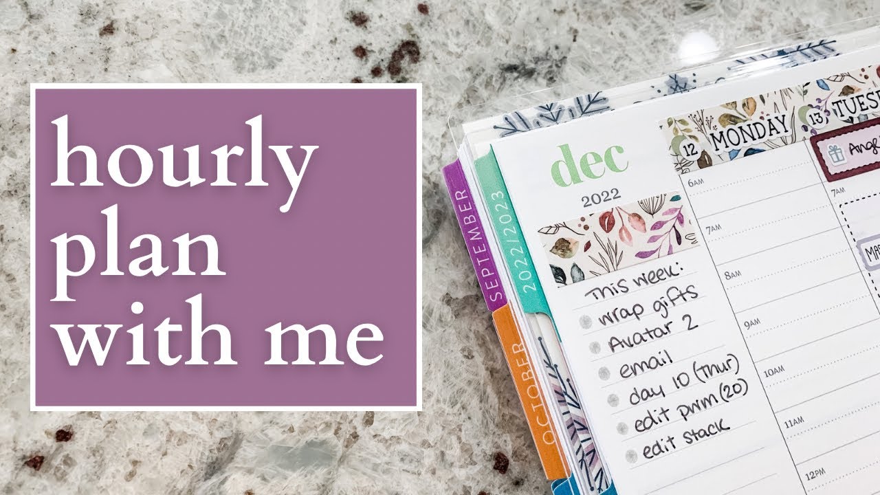MakseLife Companion Notebook & Erin Condren Hourly Plan with Me
