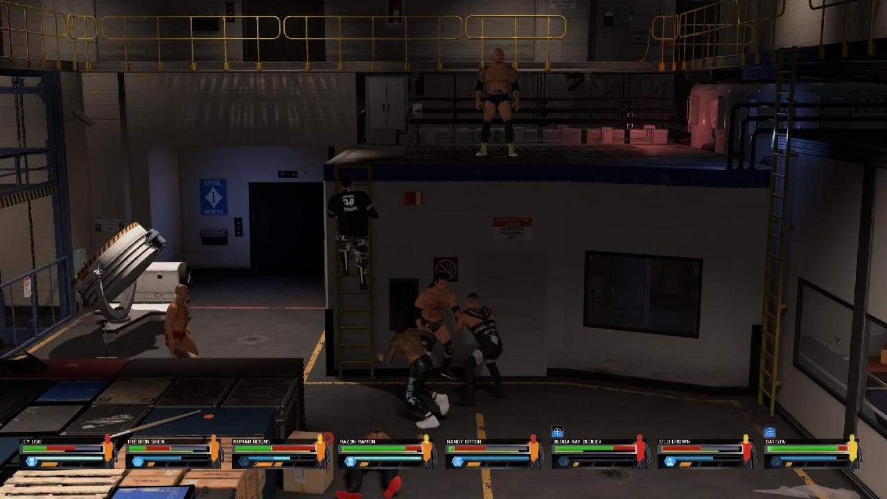 8 Man Backstage Brawl