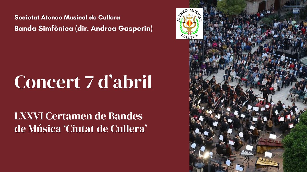 LXXVI CERTAMEN DE CULLERA | Banda Simfònica de l'Ateneo Musical de Cullera