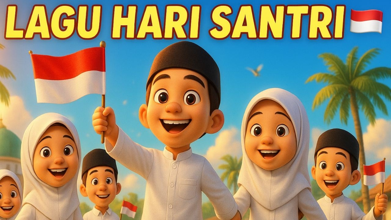 LAGU HARI SANTRI NASIONAL 🇮🇩 Lagu Santri Indonesia Terbaru 2025 #22oktober #harisantrinasional