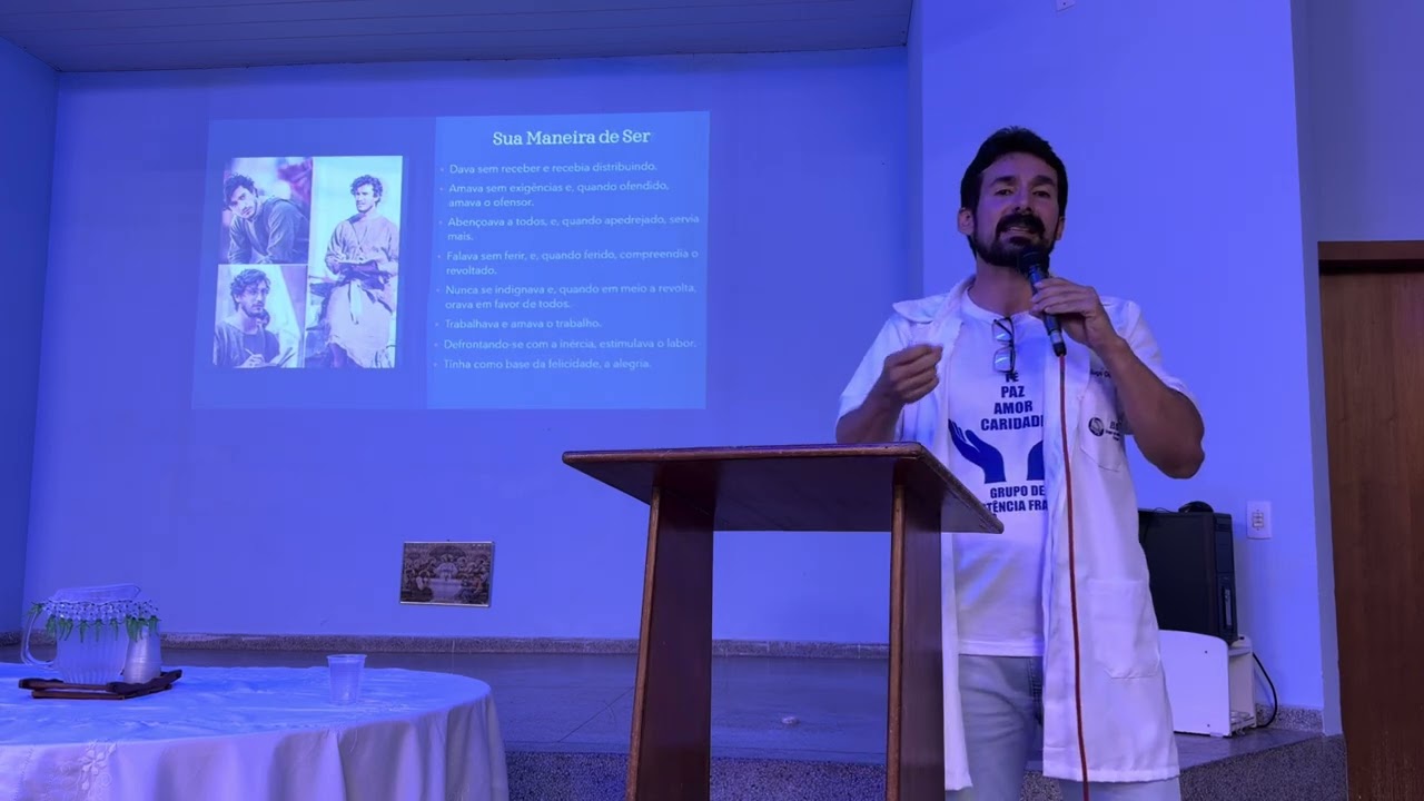 Francisco: O Sol de Assis, com Hugo Oliveira. Clube da leitura espírita do GAF.