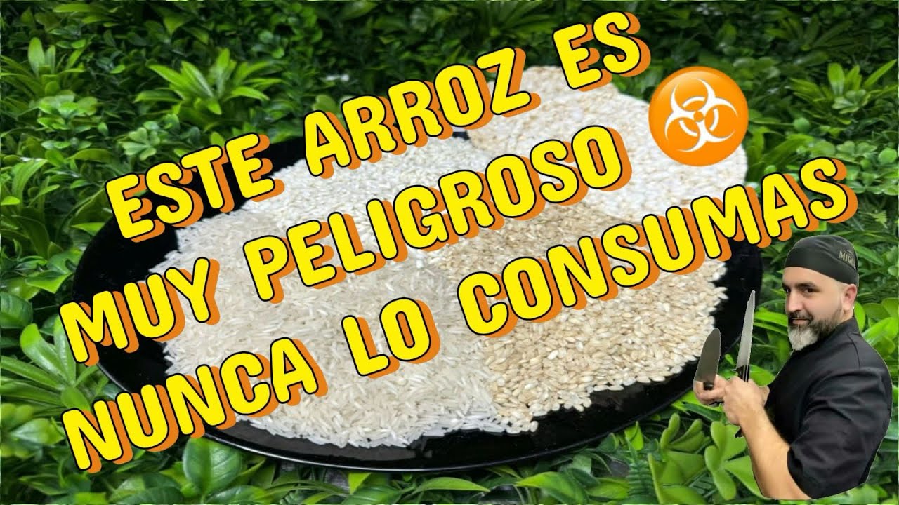 NUNCA CONSUMAS ESTE ARROZ, ES PELIGROSO PARA TU SALUD.