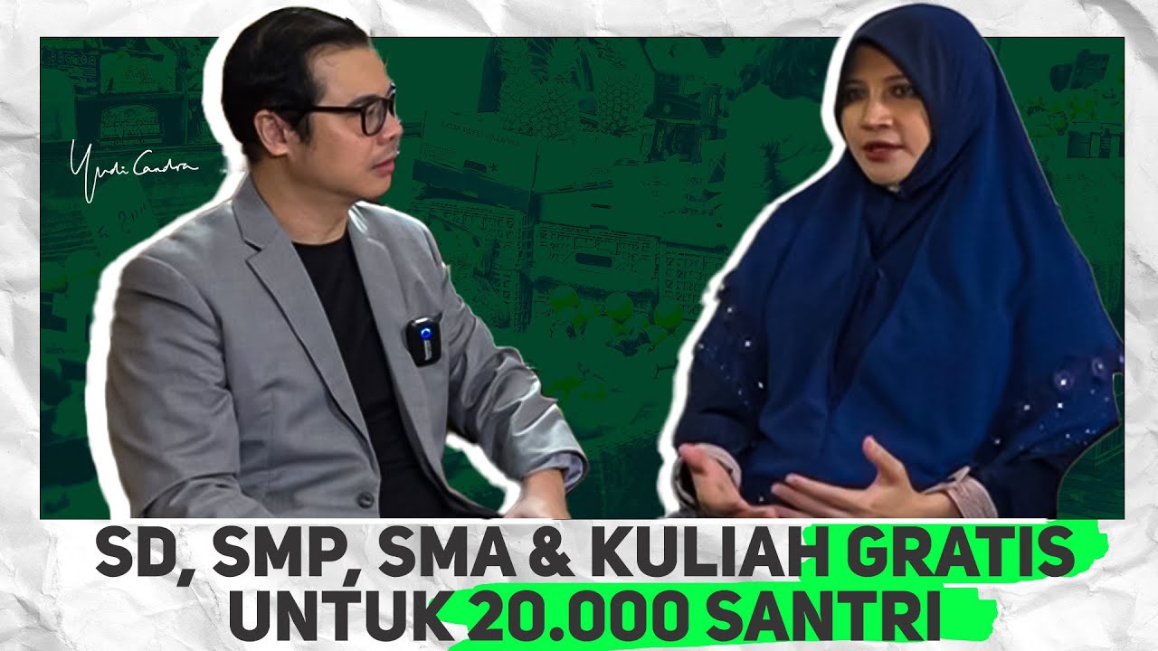 Semuanya GRATIS. Pendidikan, Tempat Tinggal, Makan, Sekolah 20.000 Santri - Dr. Hj. Umi Waheeda #1