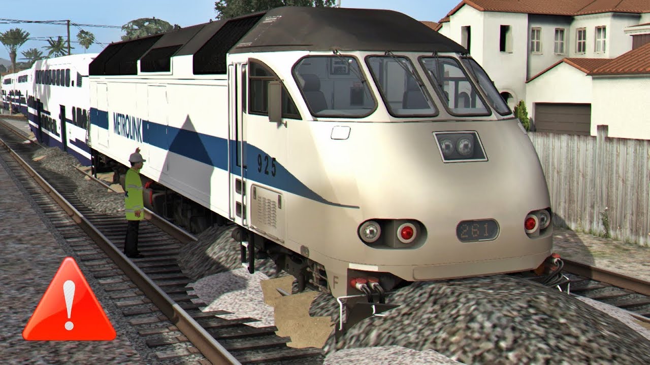 Derailment of a metrolink train