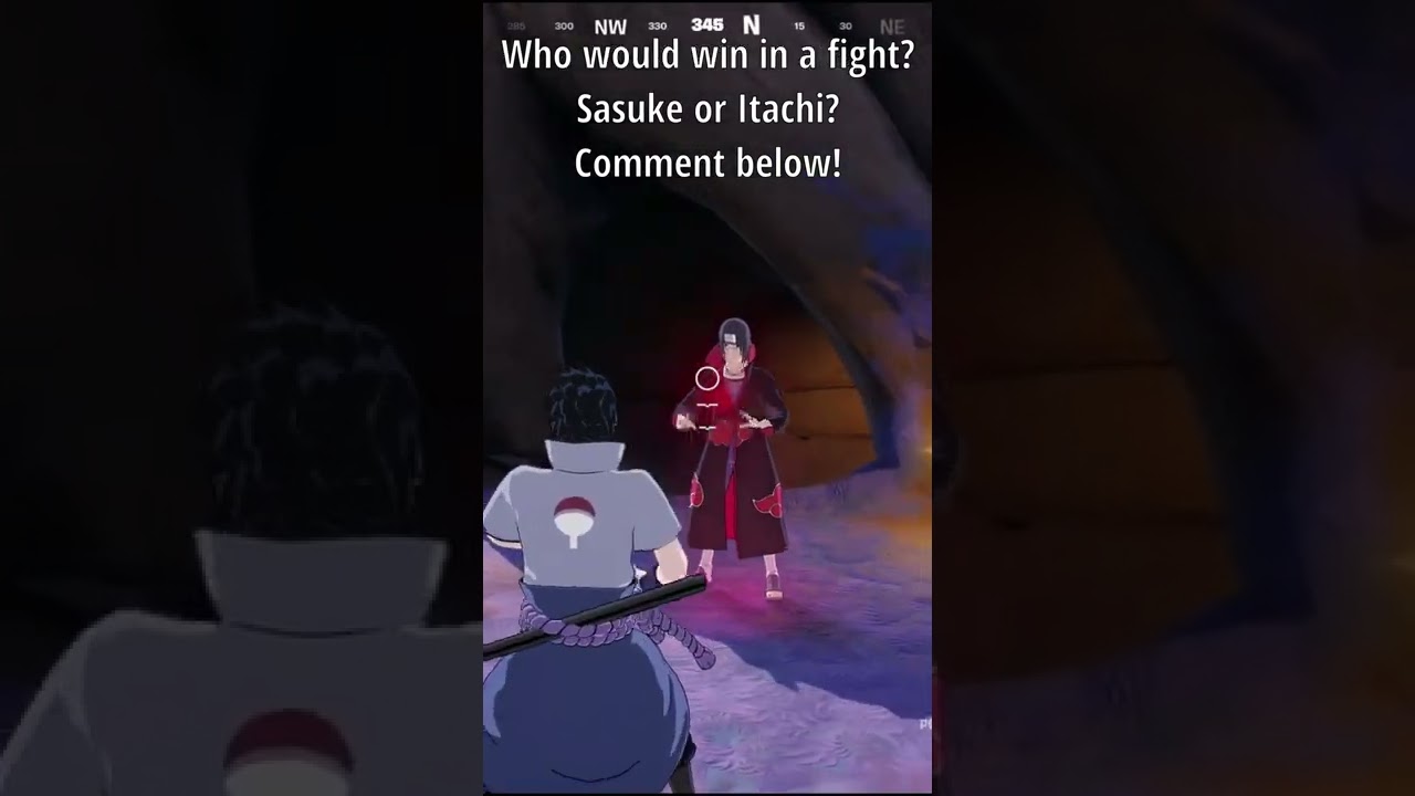 Sasuke Vs Itachi, Who would win in a fight? #Sasuke #Itachi #Fortnite #Versus