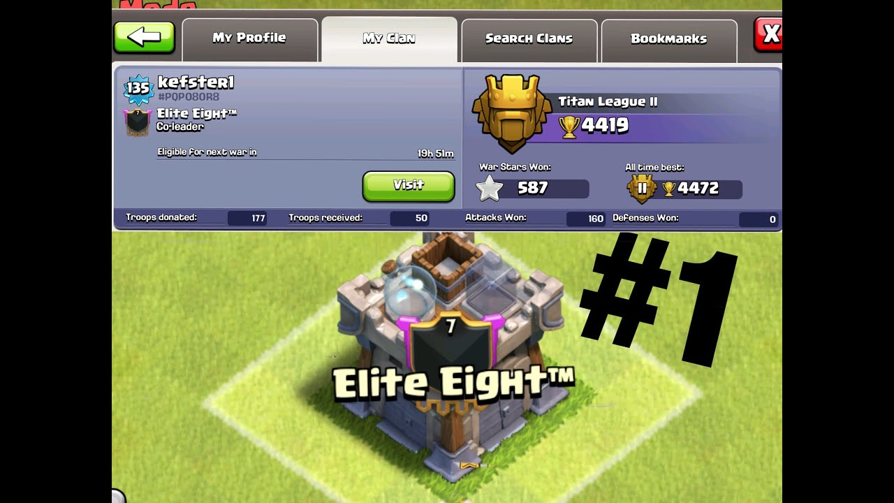 CoC | Random Clan Raids#1 | Elite Eight: TH8 Titan League Lucky Find!