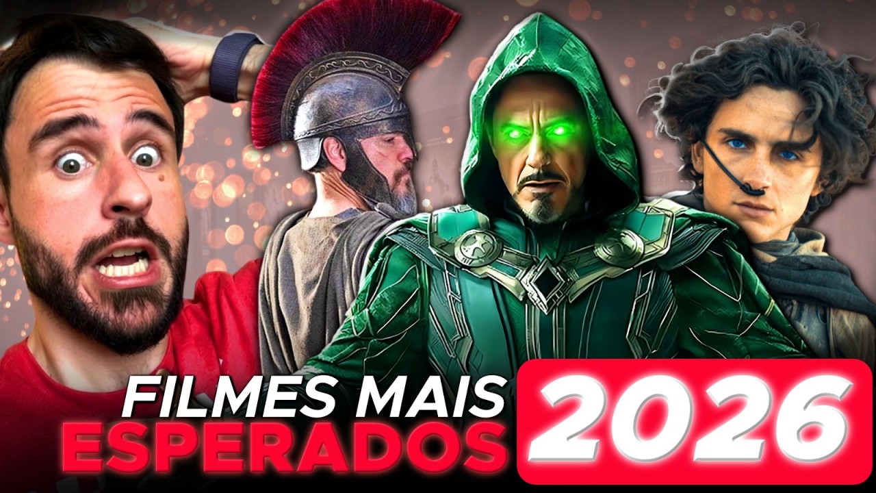 Julgando os FILMES MAIS ESPERADOS de 2026! 