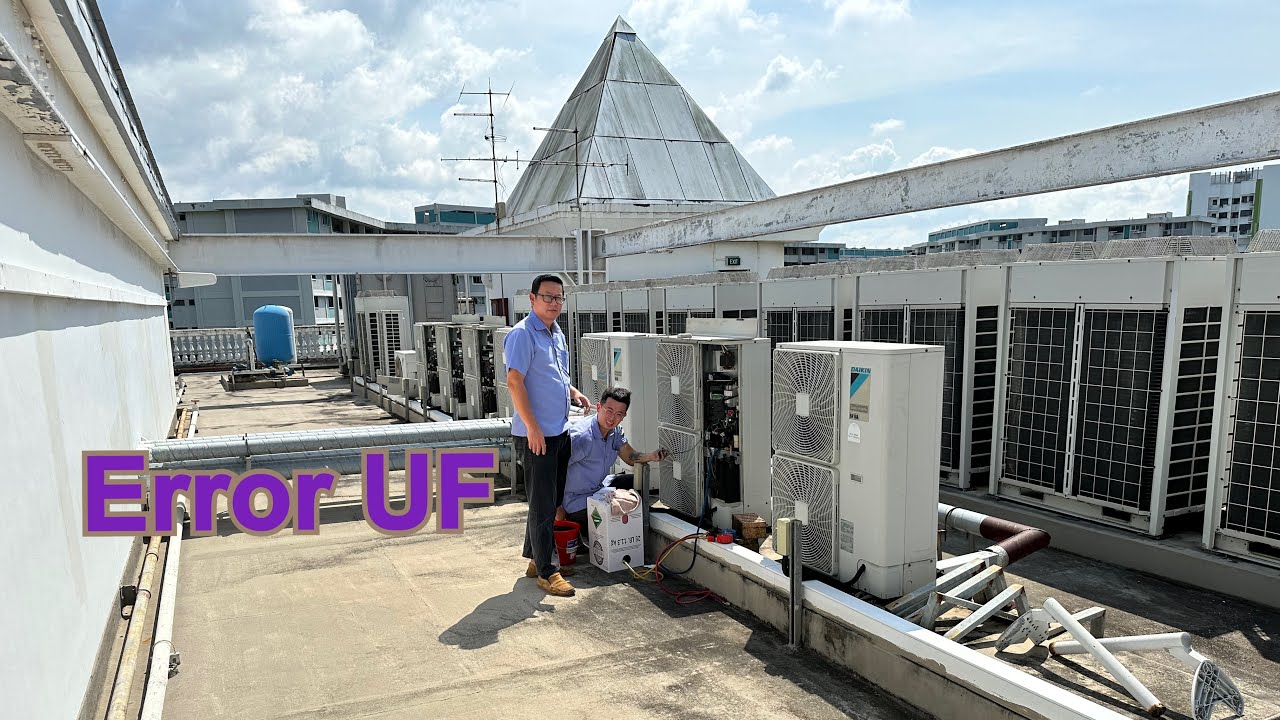 Do you face the same problem AC blinking | error UF | Daikin RZR125LVVM