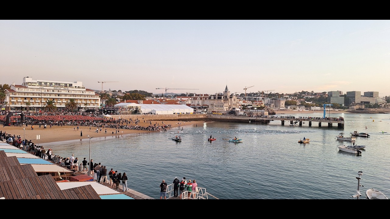 The always amazing Paul Kaye's start line speech in Ironman 70 3 Cascais 2025