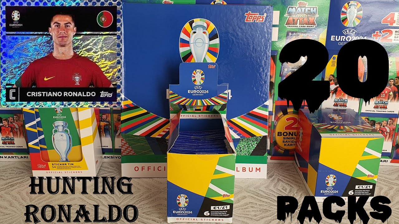 UEFA EURO 2024 ! Opening Topps Official Stickers Display Box ! | [TR] Euro 2024 Almanya Çıkartmaları