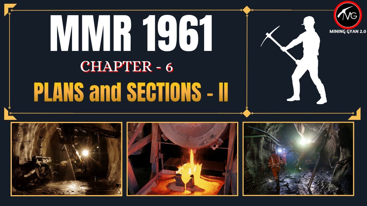 MMR 1961 | Metalliferous Mines Regulations | Chapter - 6 Plans and Sections - II | By Devendra Sir