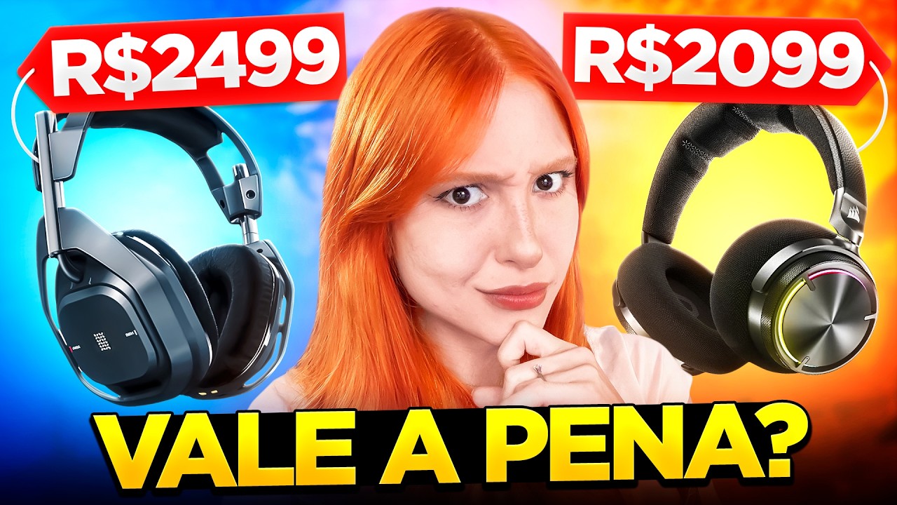 COMPREI OS HEADSETS MAIS CAROS DO MERCADO