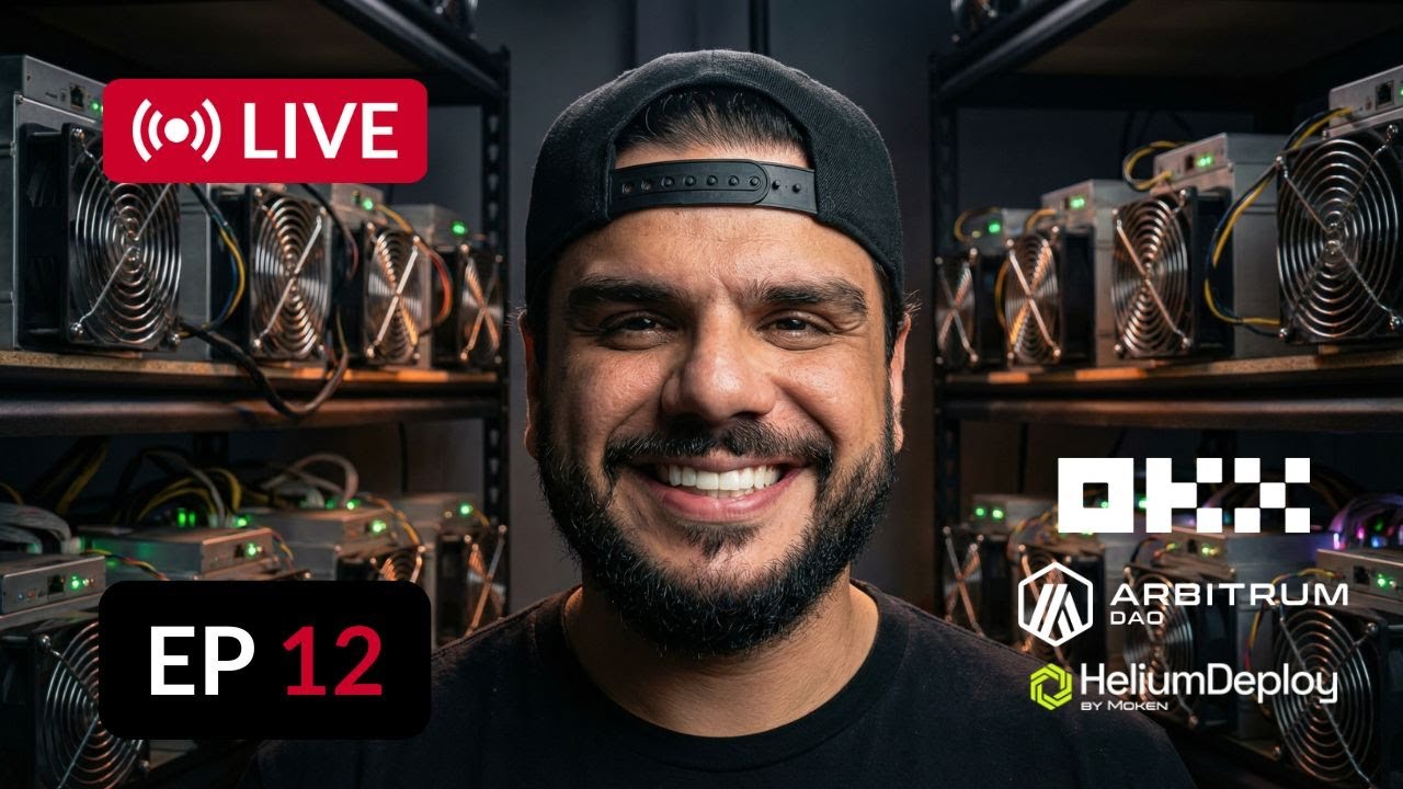LIVE EP 12 / 2026 - RWA, DePIN e Minera&ccedil;&atilde;o Sponsored by ArbitrumDAO