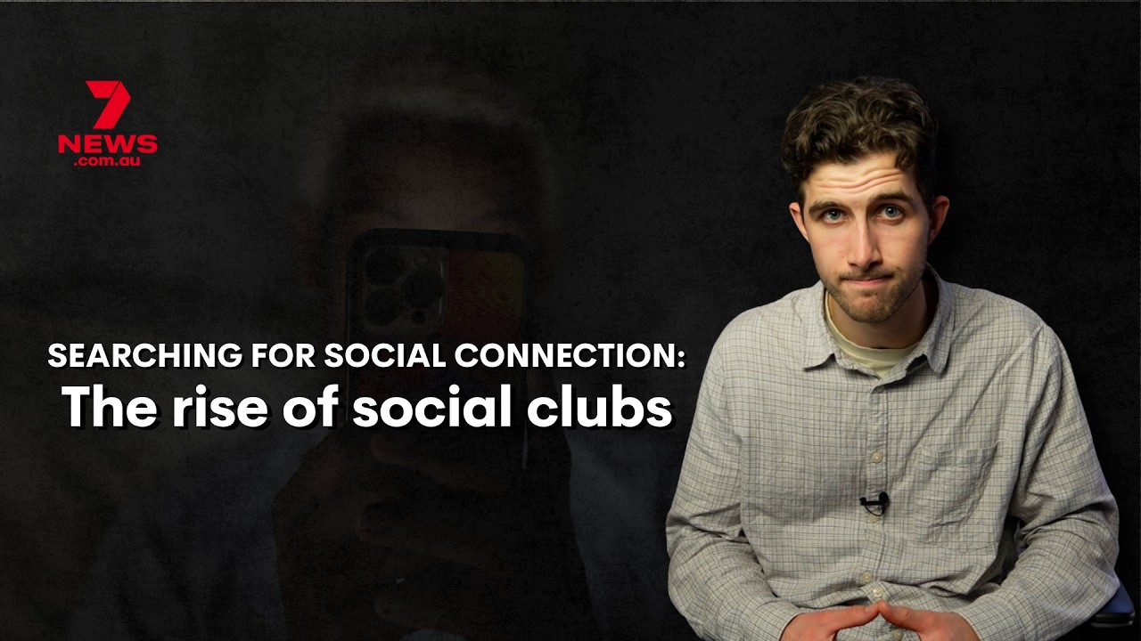 Aussies turning to in-person social clubs instead of social media | 7NEWS