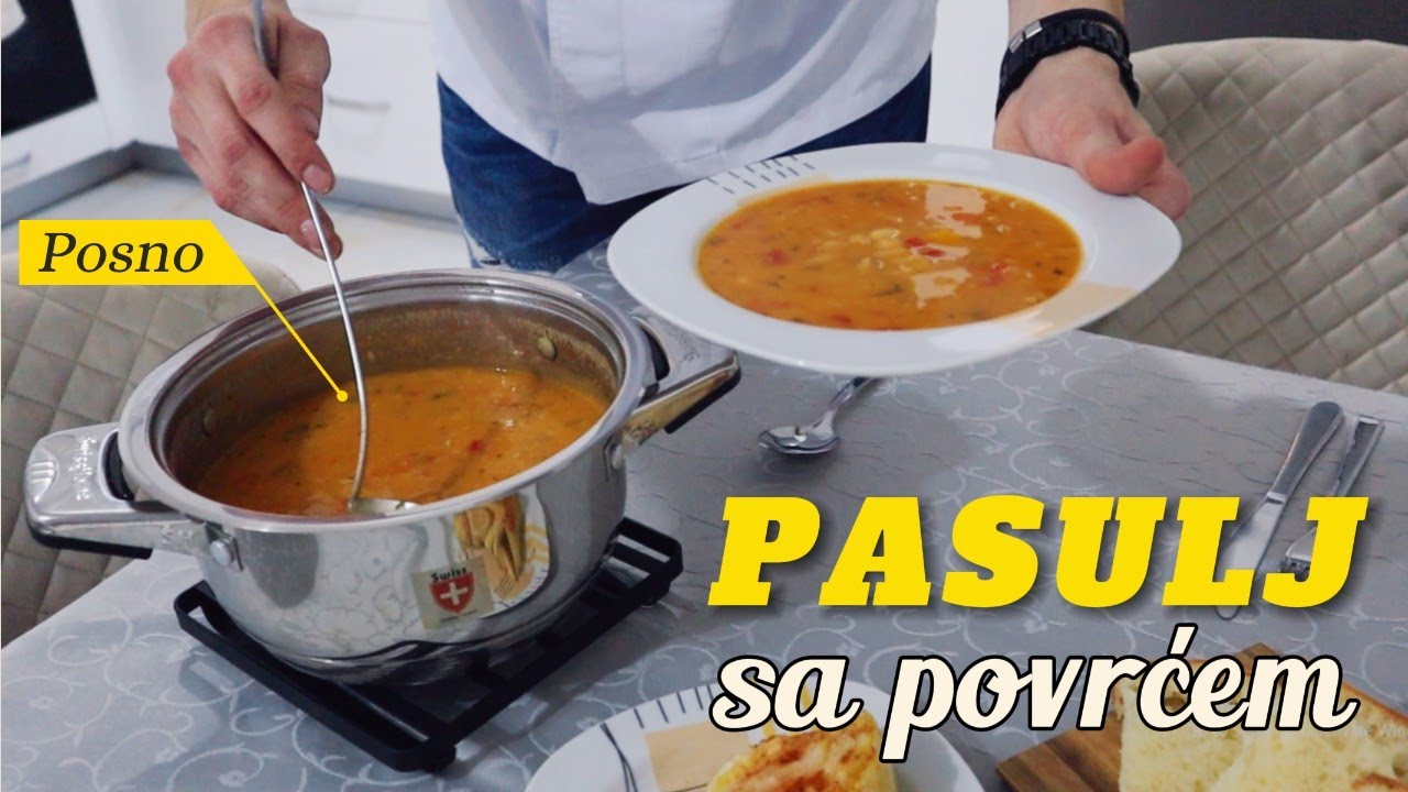 Posni pasulj sa povrćem po starom domaćem receptu! *detaljno*