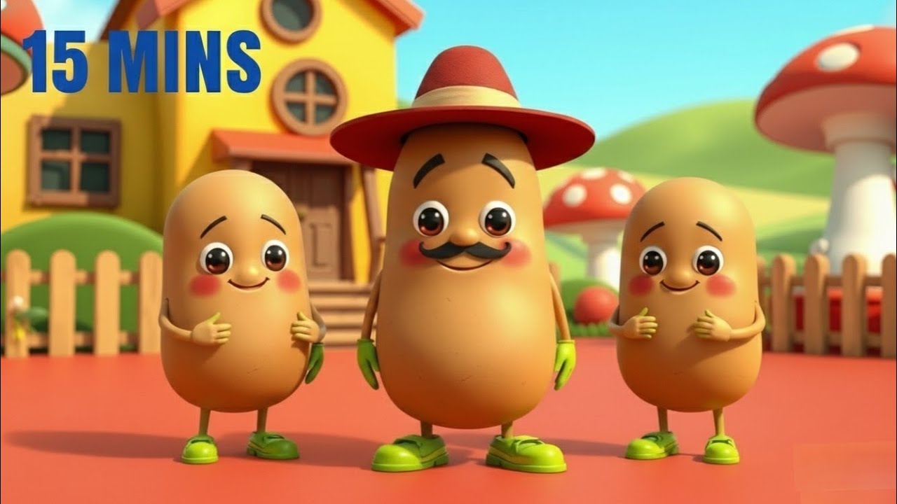 Aloo Kachaloo Beta Kaha Gye The |आलू-कचालू | Fun Hindi Rhymes | Aloo Kachaloo in 15 Minutes Loop