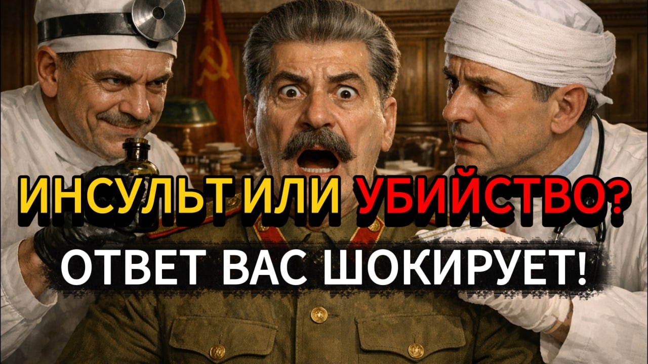 ТАЙНА СМЕРТИ СТАЛИНА: убийство или инсульт? Шокирующие доказательства!