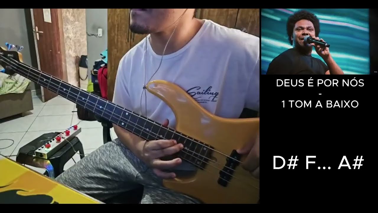 Bass Cover - Deus é por Nós (Thalles Roberto) - 1 TOM ABAIXO!!!