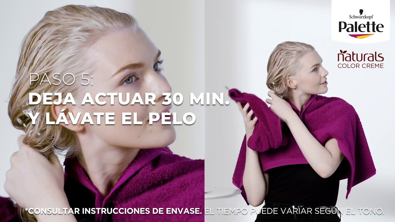 Paso a paso para teñirse con Palette Naturals