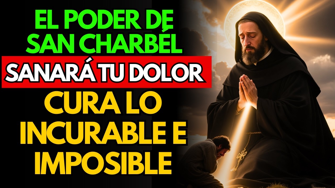 🌹🙏 ORACIÓN FUERTE a SAN CHARBEL para CASOS DESESPERADOS y ENFERMEDADES SIN CURA 💔✨