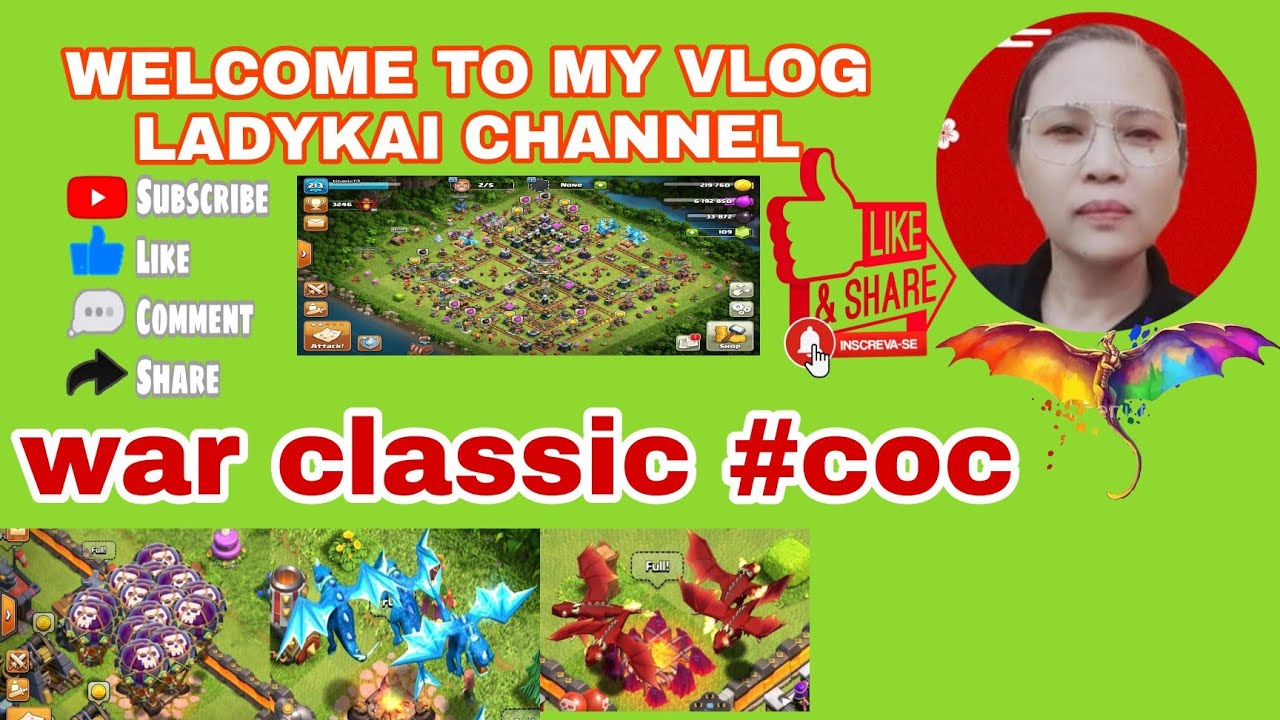 CLASH OF CLANS/ WAR CLASSIC ATTACK  DAILY #COC