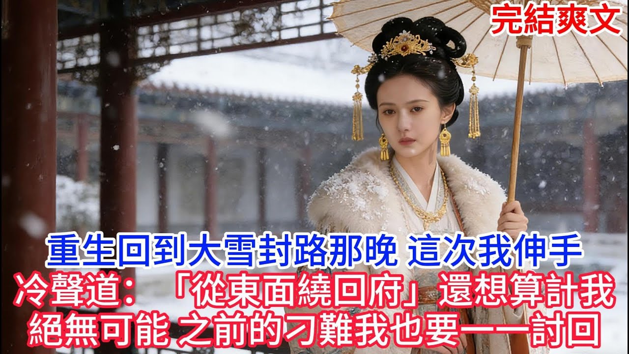 【完結】重生回到大雪封路那晚，這次我伸手冷聲道：「從東面繞回府」還想算計我？絕無可能！之前的刁難我也要一一討回...#古言 #小説 #古風 #愛情 #情感故事 #爽文 #完結 #小说推文每日更新