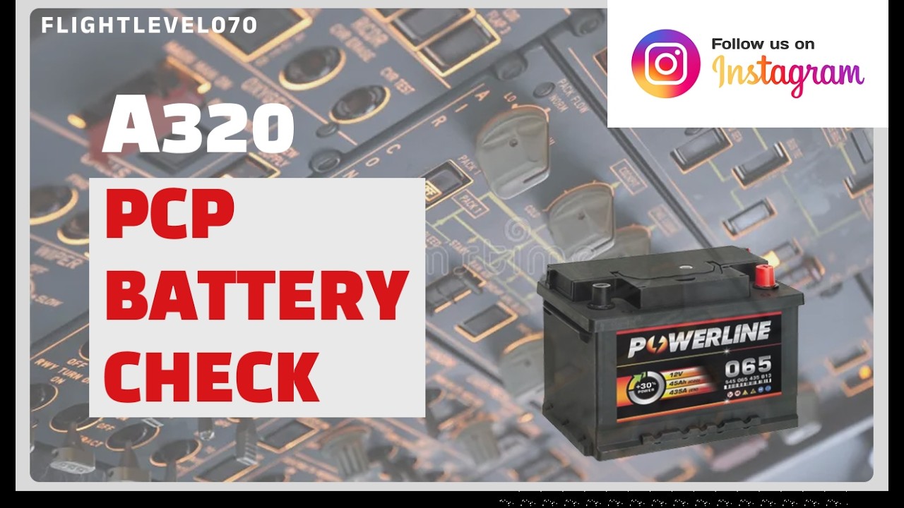 A320 Battery Check Explained