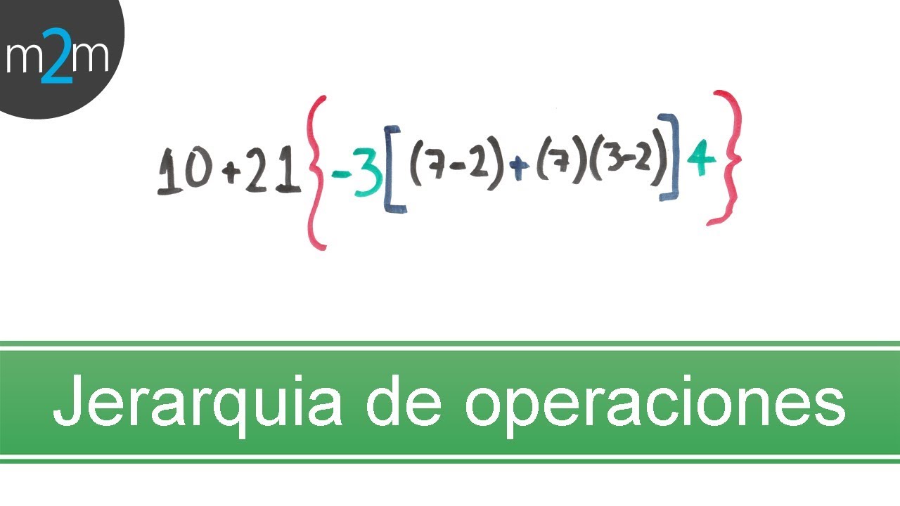 Como resolver operaciones con PARÉNTESIS, CORCHETES y LLAVES │ ejercicio 1