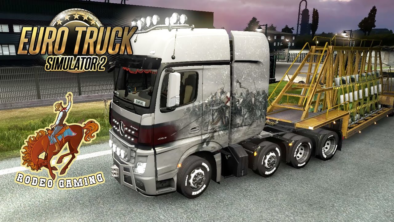 Euro Truck Simulator 2 (Glass Panels - Fragile cargo)!