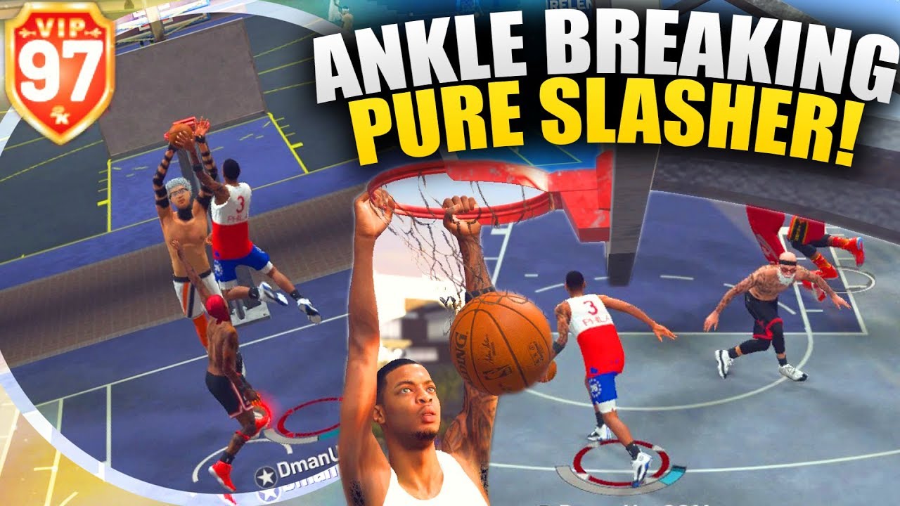 Ankle Breakers To Contact Dunks! Pure Slasher Getting Buckets! NBA 2K19 Park Gameplay