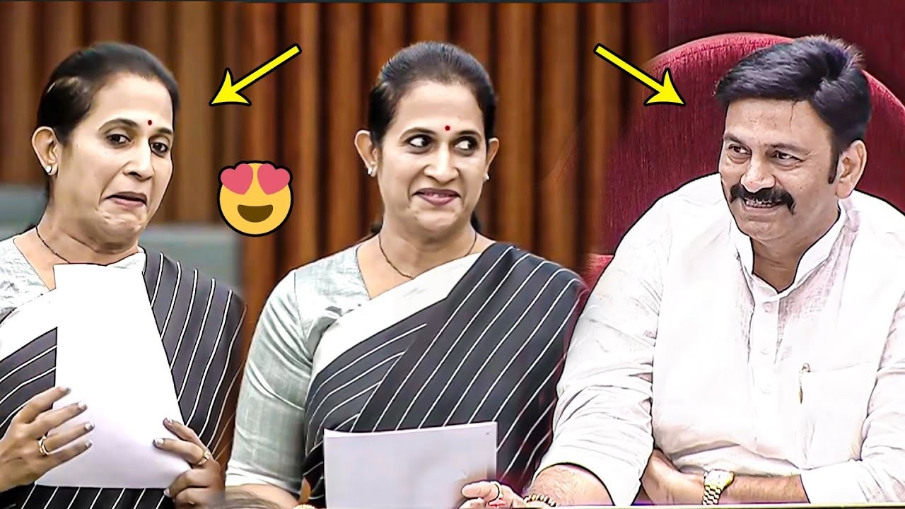 Kadapa MLA Madhavi Reddy Funny Reactions In AP Assembly | Raghu Ramakrishnam Raju | Pawan Kalyan