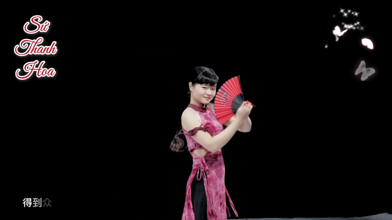 Sứ Thanh Hoa - Múa Bạch Lão Sư