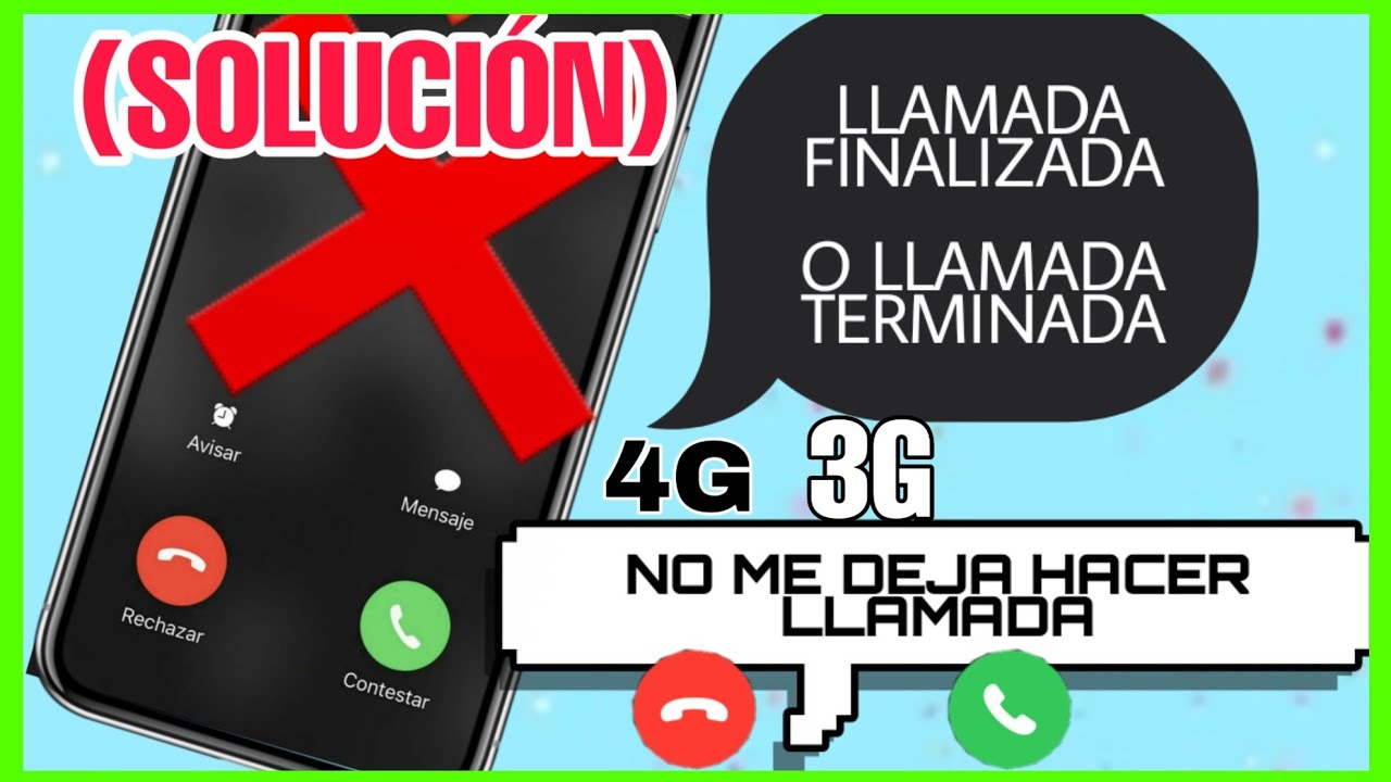 Mi celular no me deja hacer ni recibir llamadas, llamada Finalizada o llamada terminada (SOLUCIÓN)