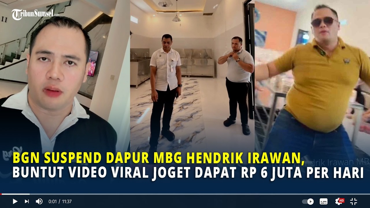 BGN Suspend Dapur MBG Hendrik Irawan, Buntut Video Viral Joget Dapat Rp 6 Juta Per Hari