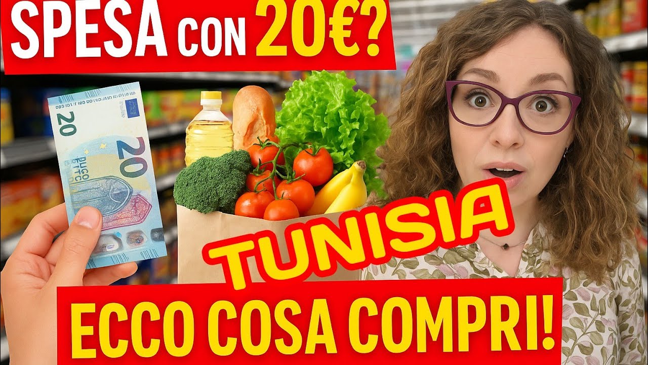 Tunisia, venite con Noi .Facciamo la spesa