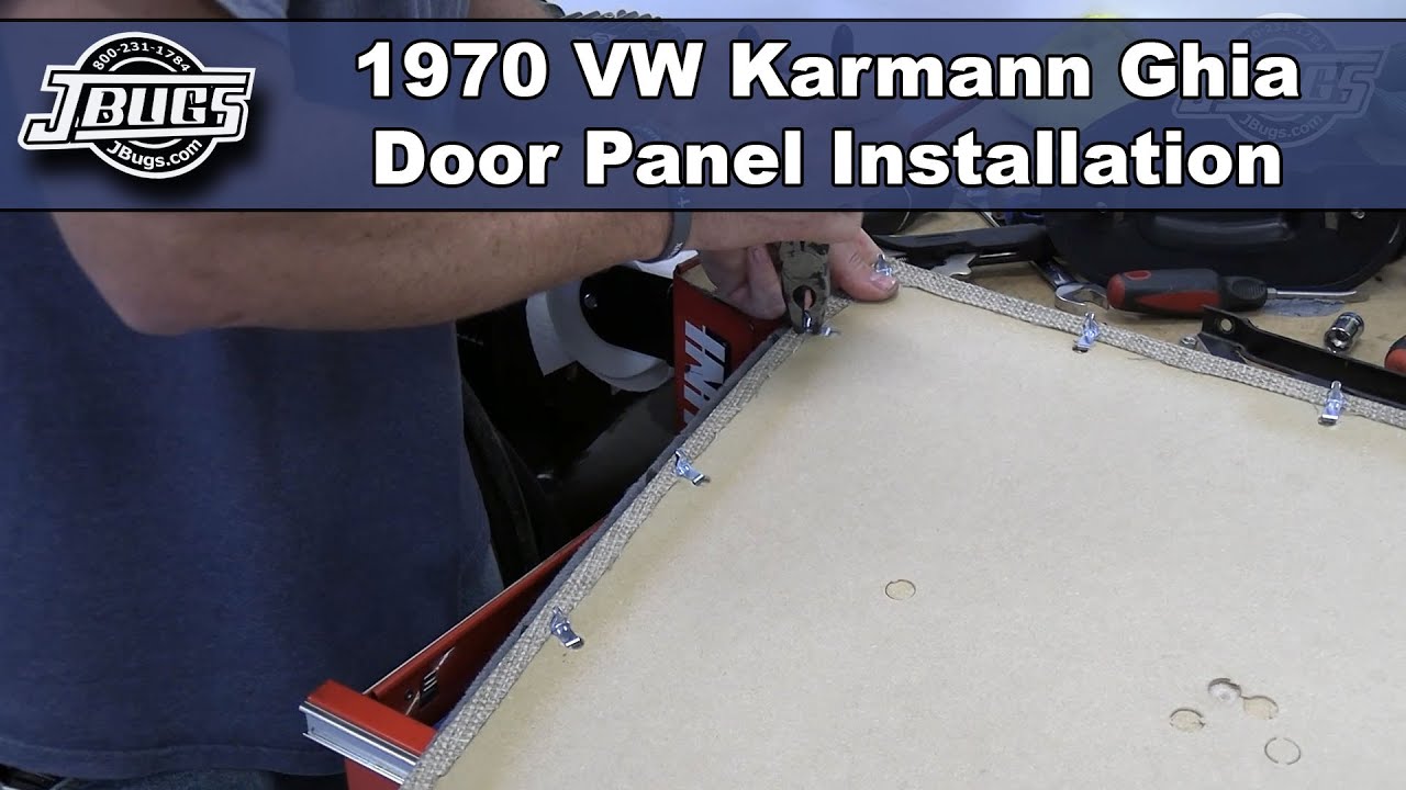 JBugs - 1970 VW Karmann Ghia - Door Panel Installation