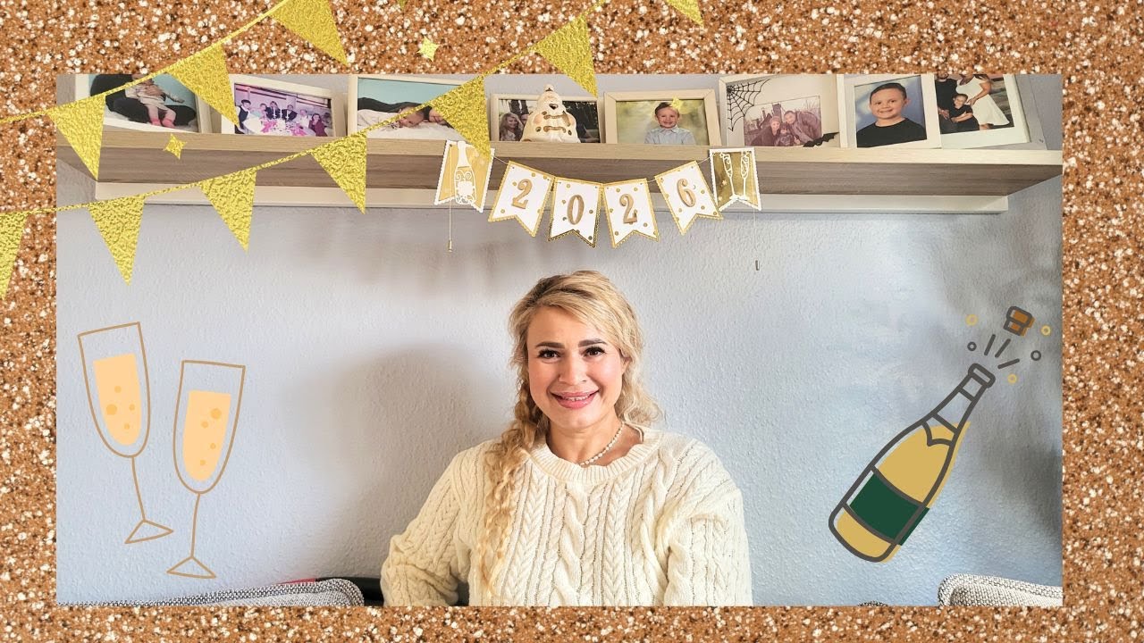 Neujahrsbanner basteln | Action Haul | Einblick in meine Wohnzimmerdeko
