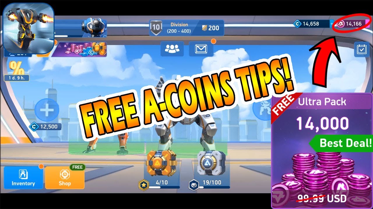 Mech Arena Free A-Coins Tips & Tricks (No Hacks or Cheats)