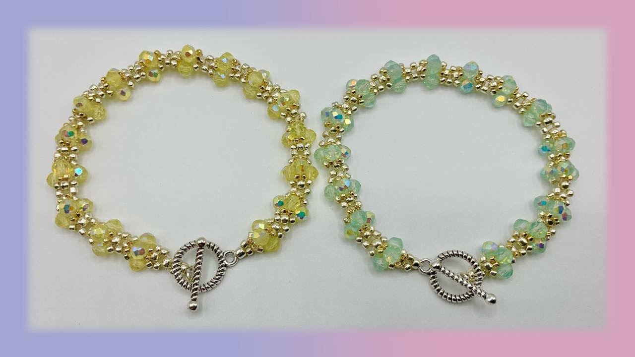 Easy Crystal Clusters Bracelet Tutorial