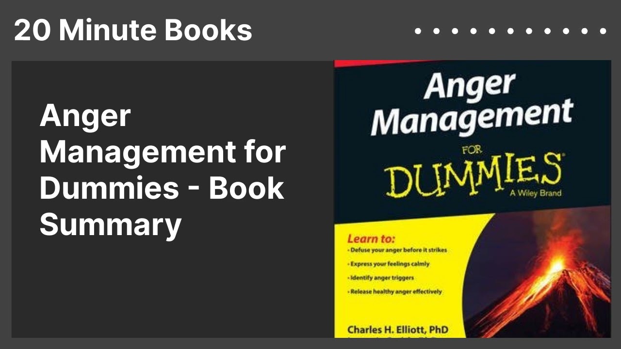 Anger Management for Dummies - Book Summary