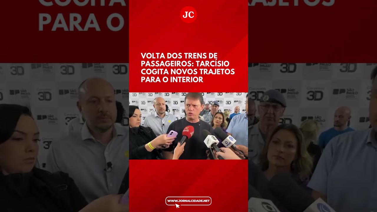 Volta dos trens de passageiros: Tarc&iacute;sio cogita novos trajetos para o interior