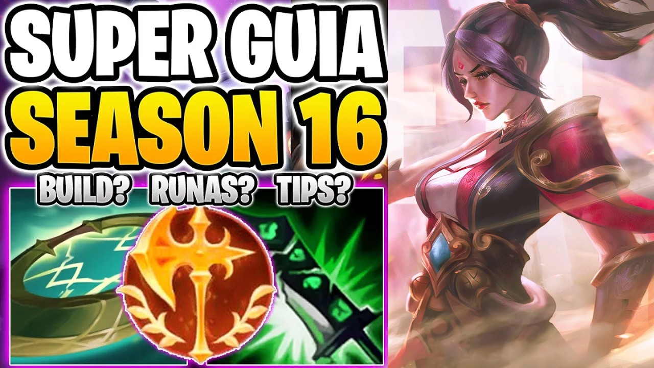 GUIA DE RIVEN SEASON 16 | COMO JUGAR RIVEN TOP FACIL Y RAPIDO | BUILD, RUNAS, CONSEJOS, TIPS Y MAS!