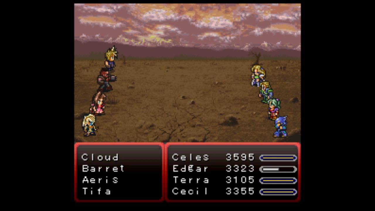 Final Fantasy 6 Snes FFVI vs FFVII