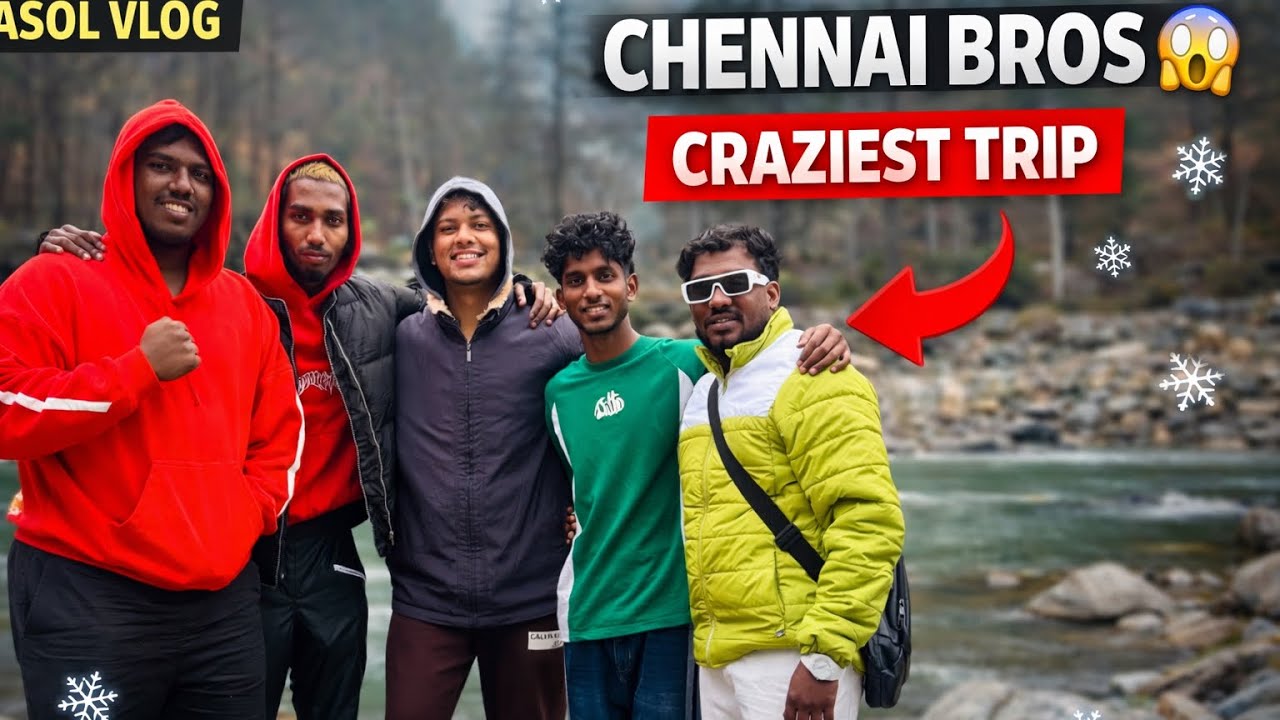 Meet My chennai brothers in kasol😍| full on enjoyment| Himachal trip| Karan Rajput ||