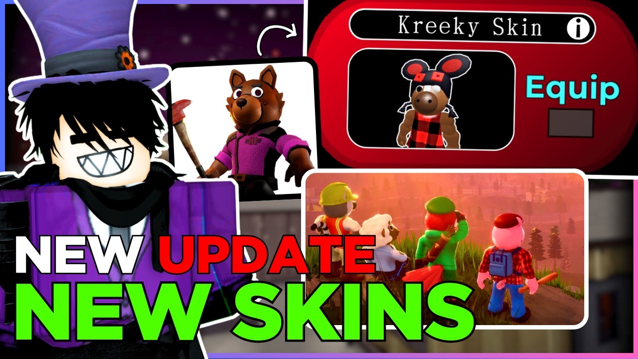 20 NEW COMMUNITY SKINS FOR PIGGY.. + 3 NEW UPDATES CONFIRMED + INTERCITY LEAKS | Piggy News