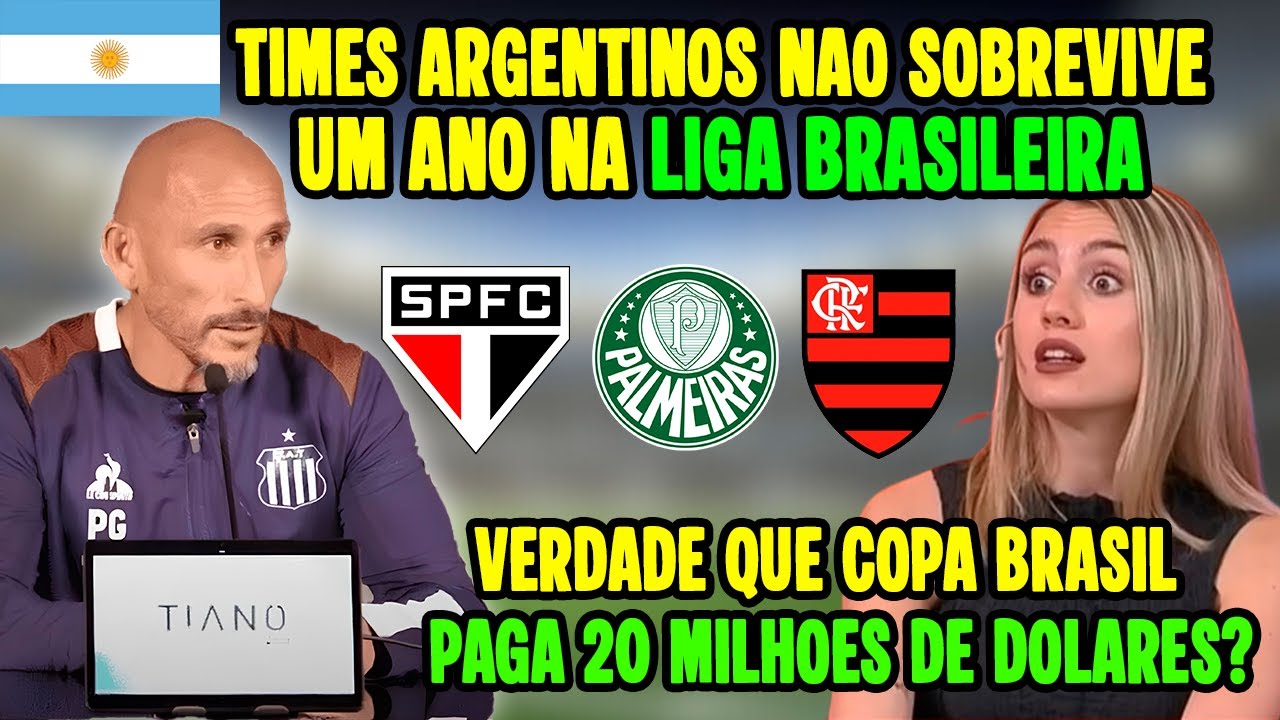 (SÃO MUITO SUPERIOR) EX JOGADOR FALA NA TV ARGENTINAA COMO É JOGAR NO BRASIL E O PODER DA LIGA...