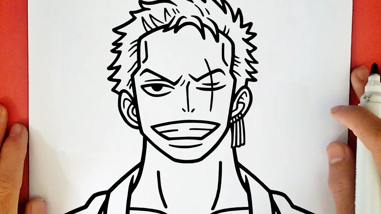 COMMENT DESSINER ZORO DE ONE PIECE